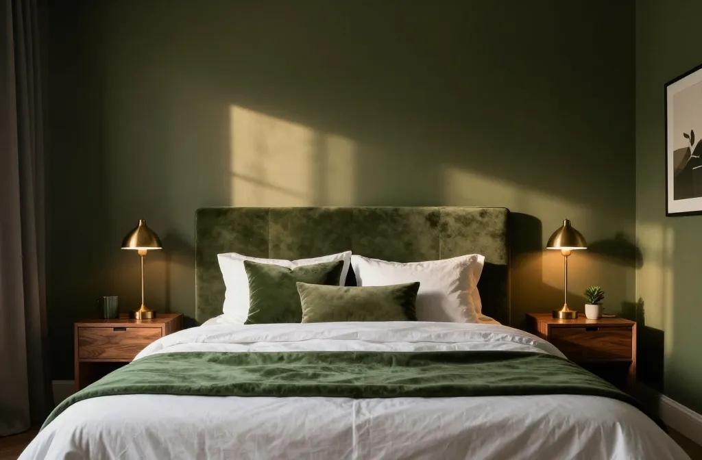 Moody Green Bedroom Ideas