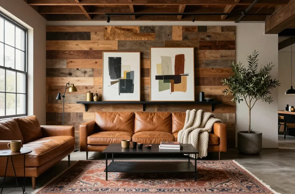 Viral 10 Industrial Farmhouse Living Room Ideas : Modern Meets Rustic