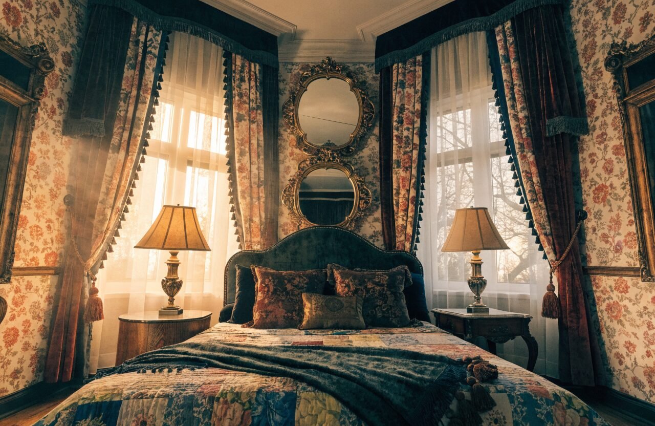 Viral Tour of 11 Eclectic Vintage Bedrooms That Should Not Exist in This Century