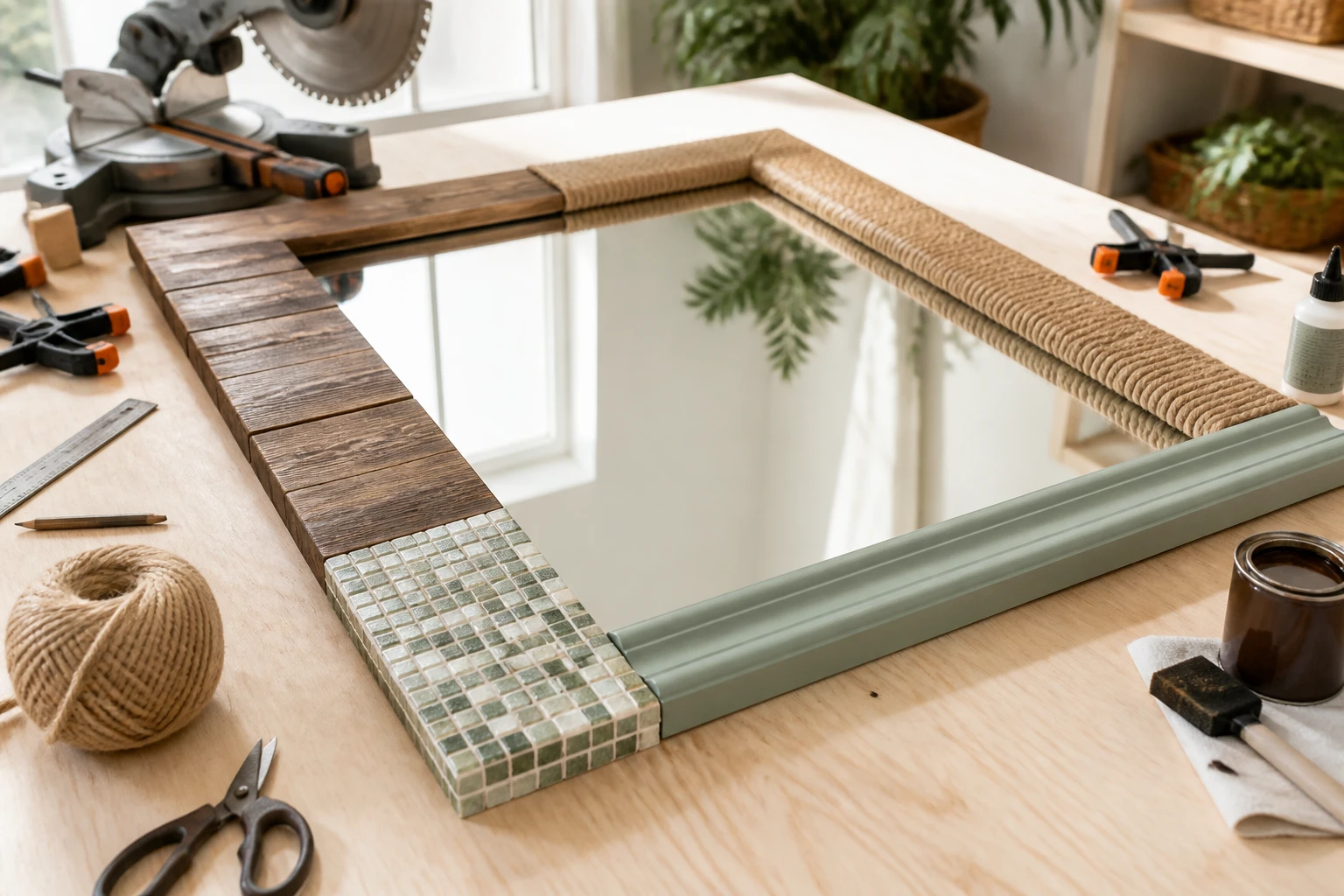 8 Easy DIY Mirror Frame Upcycles You Can Finish in a Weekend